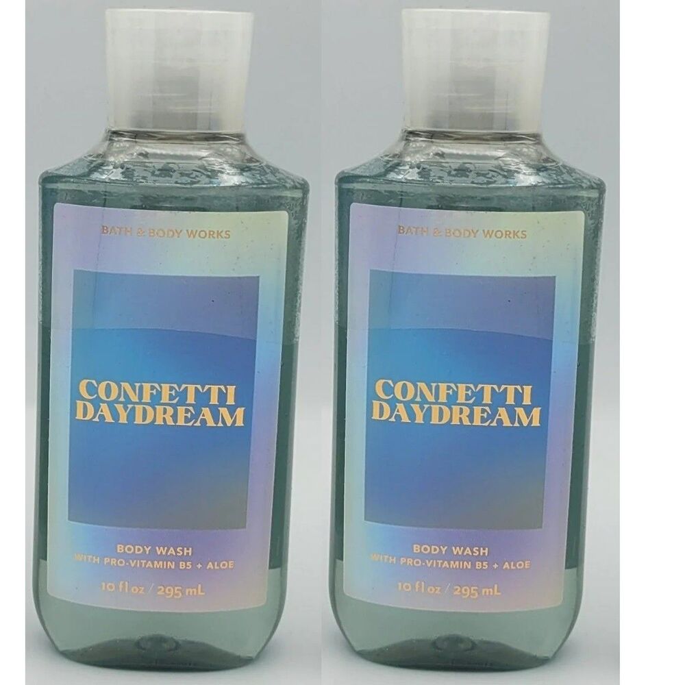 Bath & Body Works Body Wash CONFETTI DAYDREAM X2